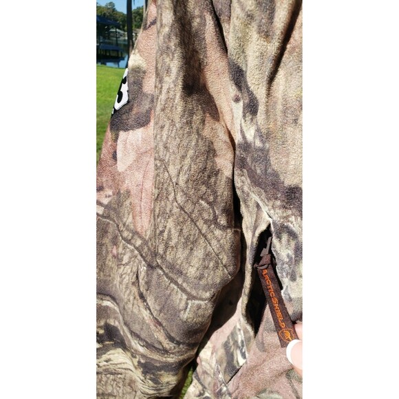 Arctic Shield Coat Men's Med Camo Hunting Front Zip Removal Hood Lined Jacket - Picture 4 of 16